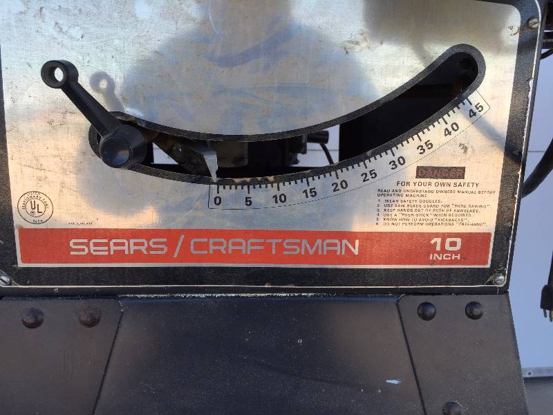 CRAFTSMAN TABLE SAW