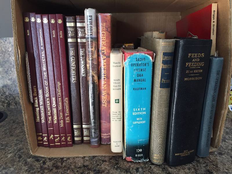 HUNTING, FISHING, FARMING AND WESTERN BOOKS
