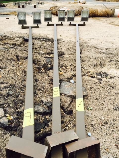 Dual Light Pole