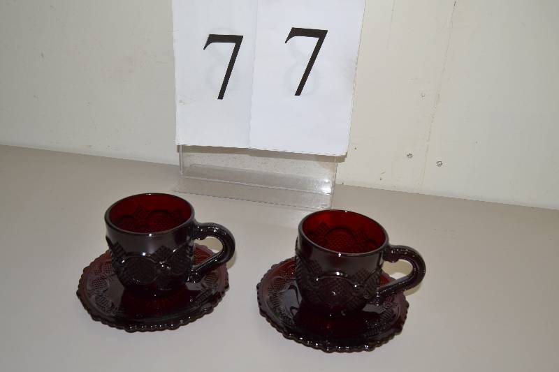 lot 77 image: Avon Cape Cod Ruby Red