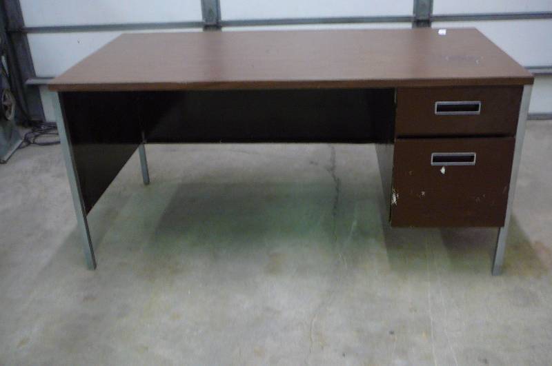 2 drawer Steel Desk
