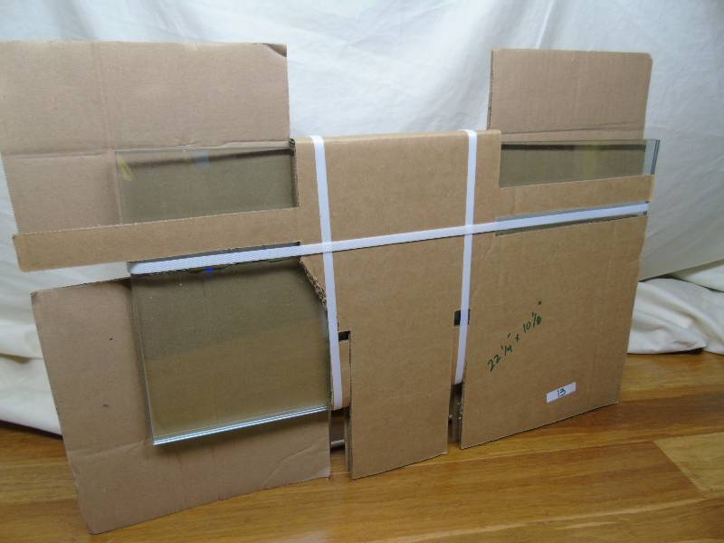 Glass Shelves - Set of 2