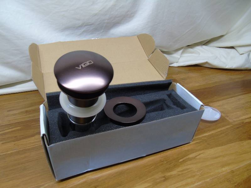 Pop up drain mounting ring