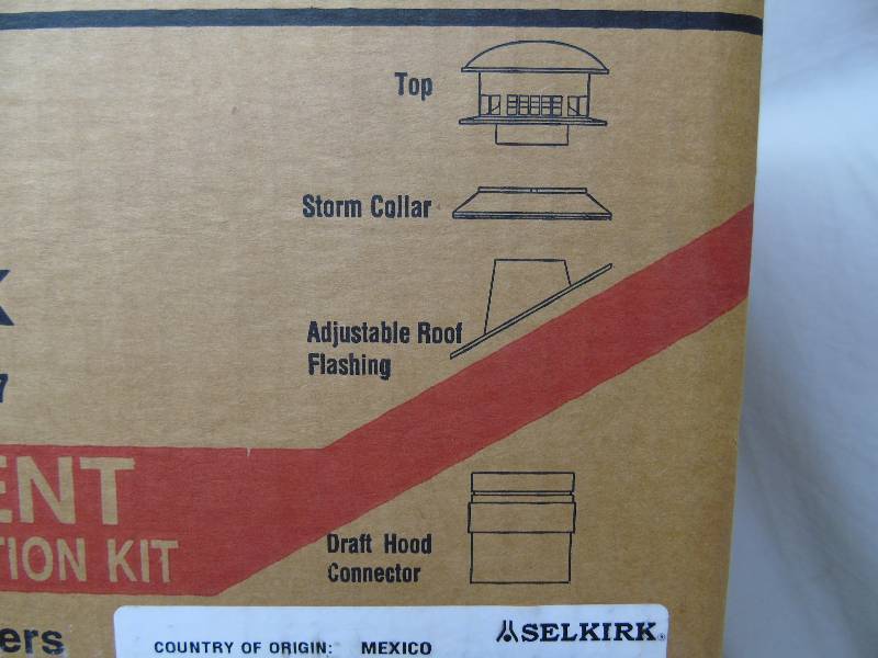 Gas Vent Roof Termination Kit