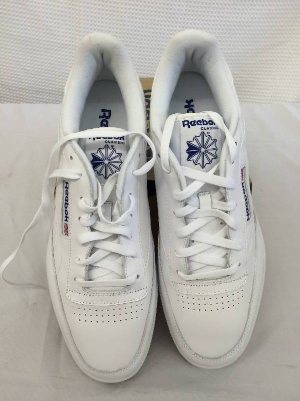 Reebok Mens C R12 Tennis Shoe 12 whiteroyal