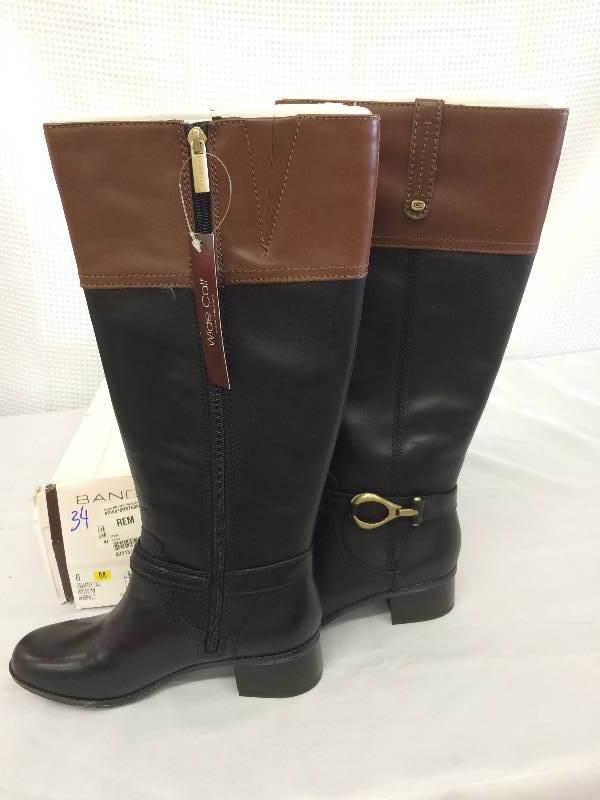 Bandolino Womens Carly Riding Boot - Wide Shaft 6