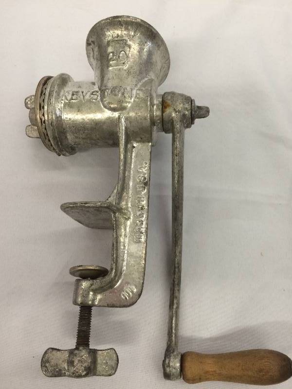antique grinder attachment