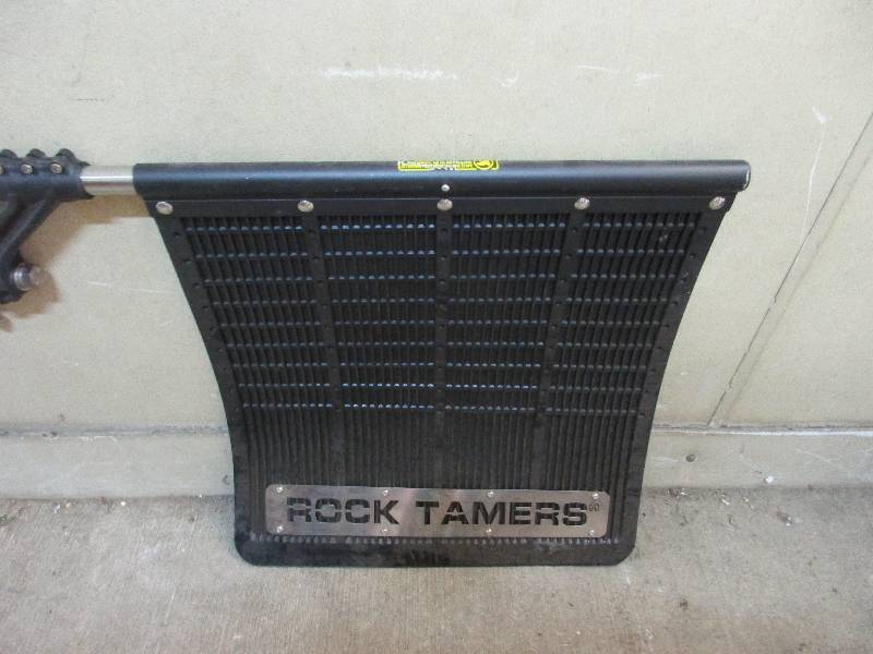 Rock tamer mudflap set up
