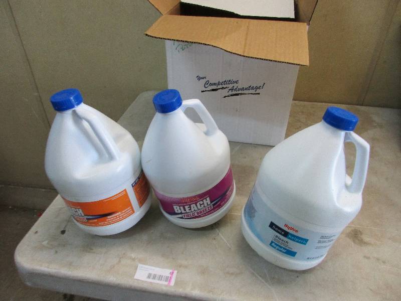 3 gallons of bleach