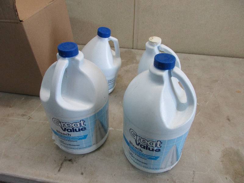 4 gallons of bleach