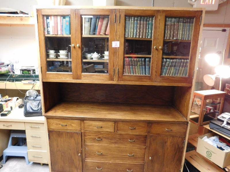 Vintage built in Hutch and drawer unit. Solid wood recently removed from a home being remodeled.