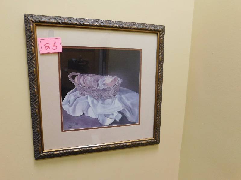 framed print by Salvador Dali painted in 1926. Nicely framed