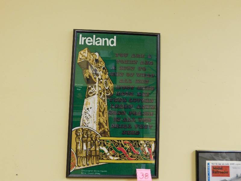 Framed Irish piece
