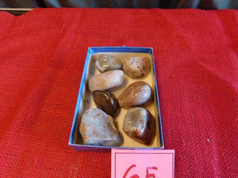polished stones see photos unsure of the type of stone