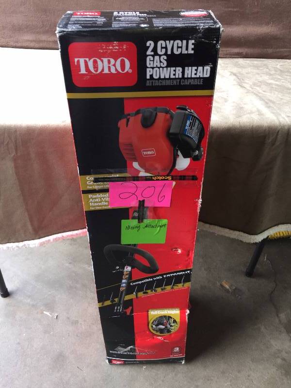 Toro 2 Cycle Gas Power Head - as pictured missing attachment