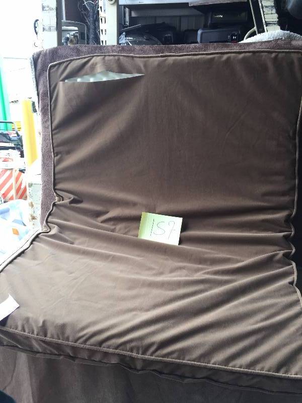 Large dog bed- ripped on corner see picture