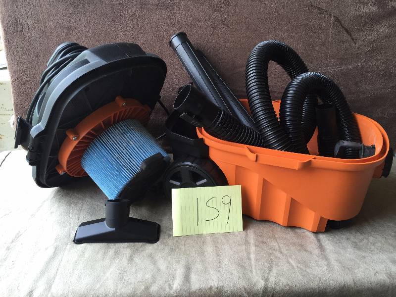 Portable WetDry Ridgid Vac