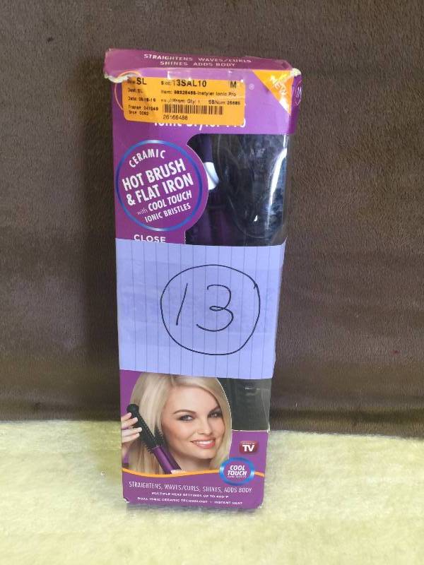 Ceramic Hot Brush and Flat iron