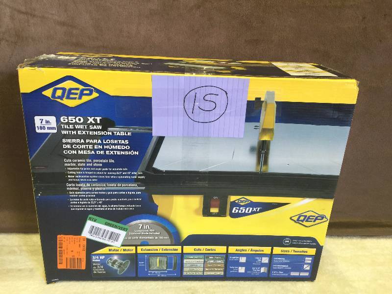 QEP 7 Wet Tile Cutter 650 XT