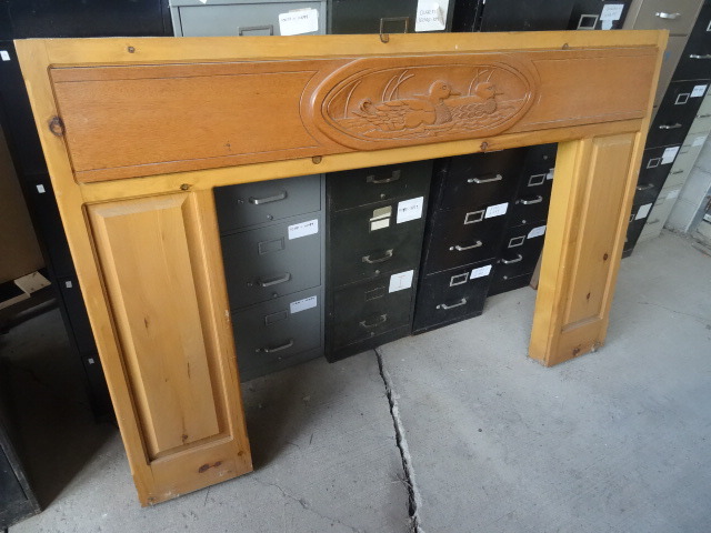 lot 3 image: Fire place front.