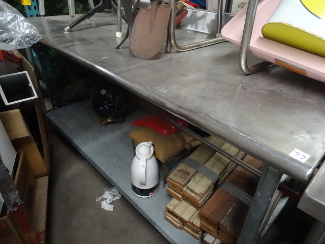 lot 77 image: Prep table