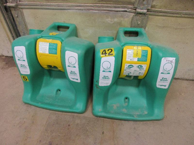 lot 36 image: 2 eye wash stations