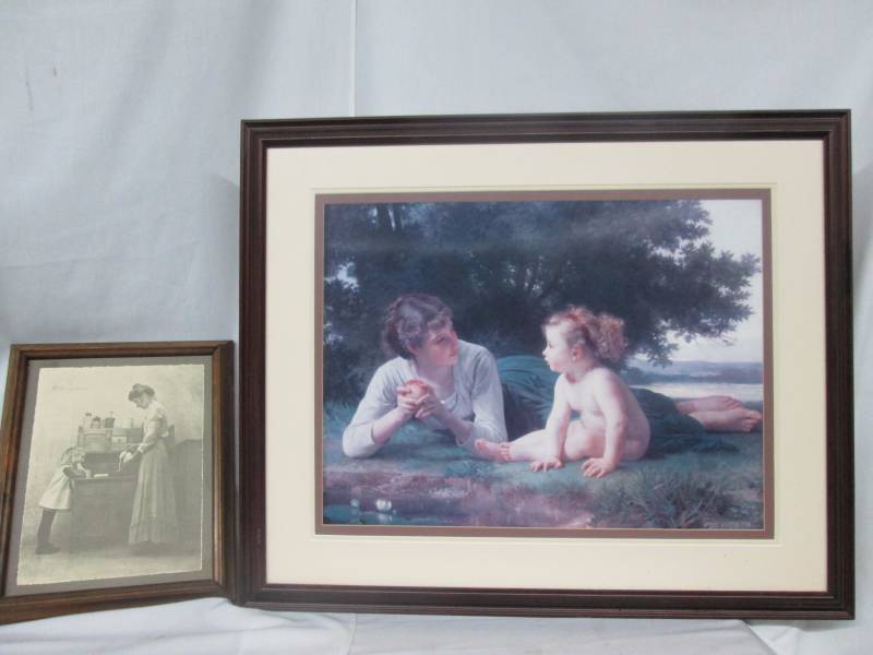 Two Framed Pictures