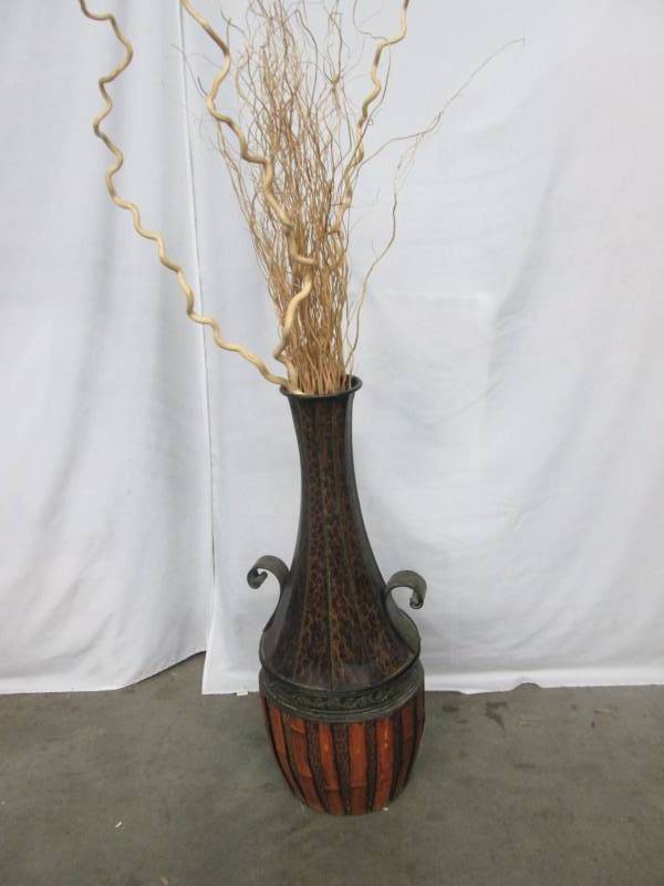 Decorative Vase and Fake Plant