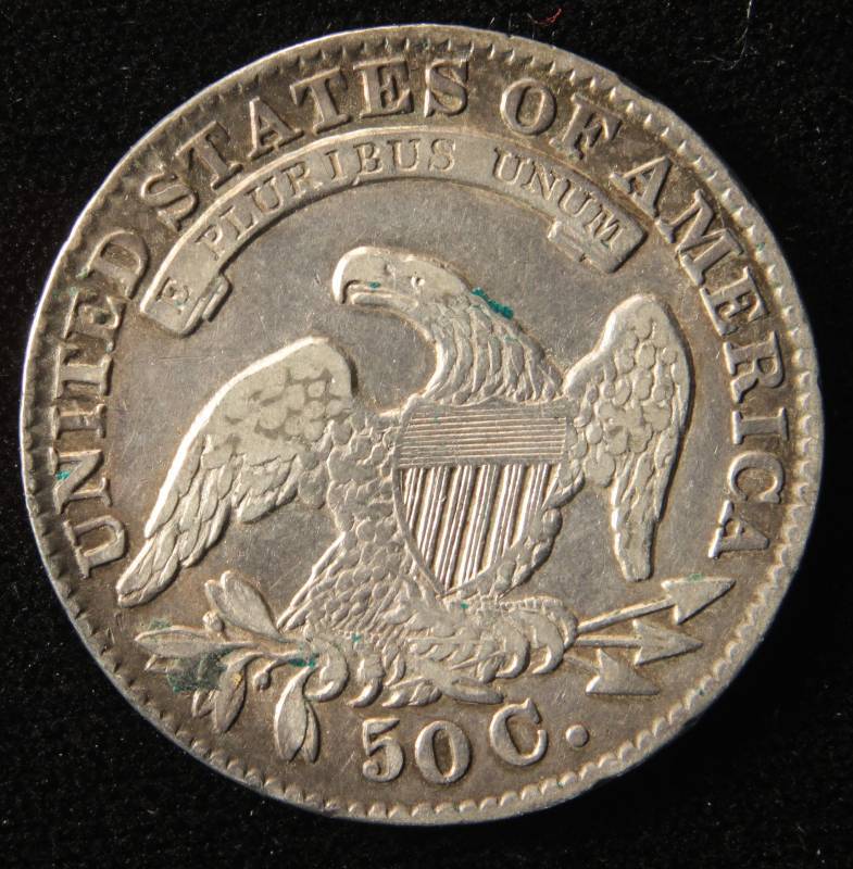 1833 US BUST SILVER HALF DOLLAR VF