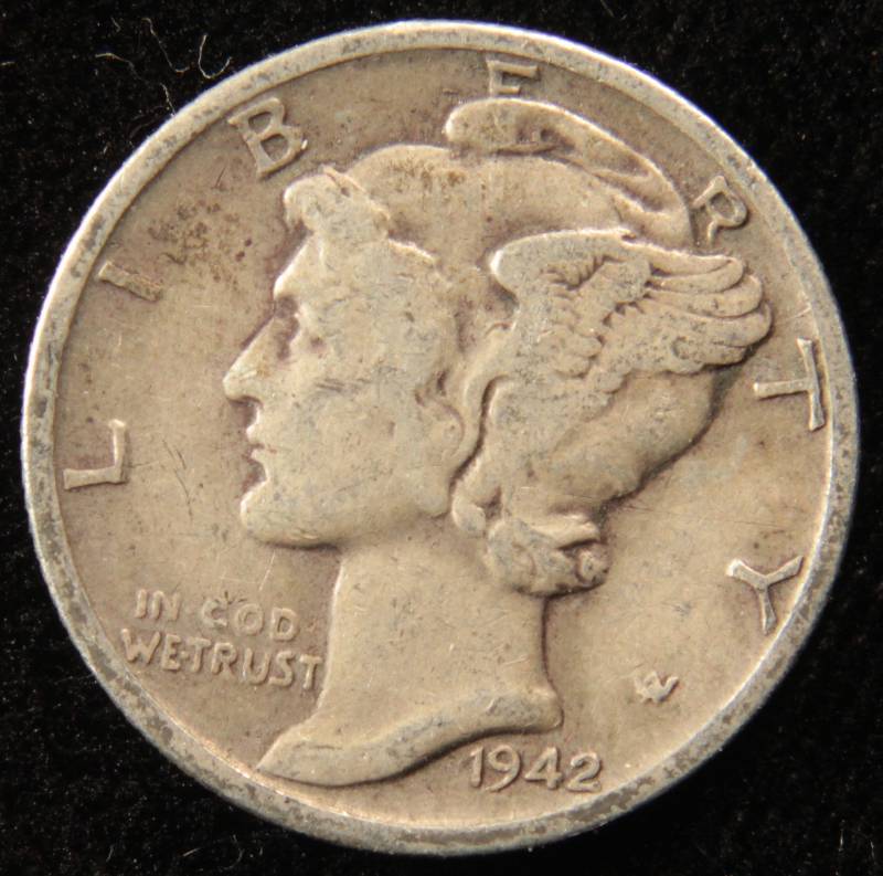 1942 s mercury dime value