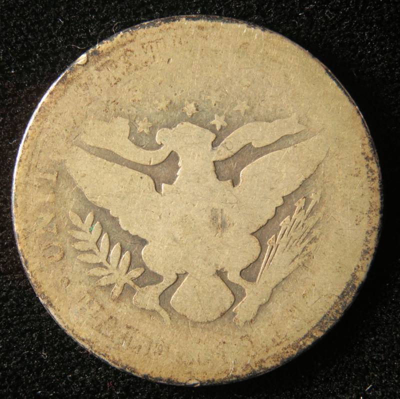 1906 BARBER SILVER HALF DOLLAR