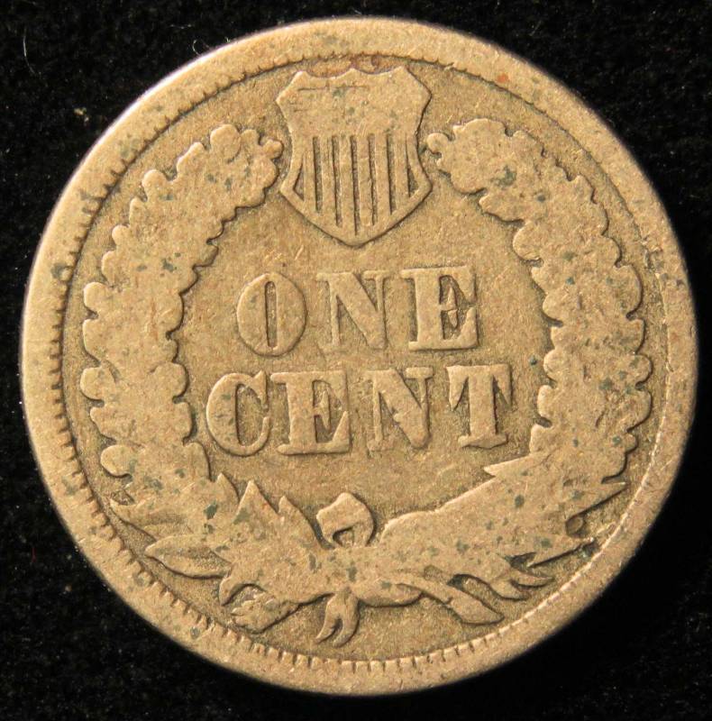 1861 COPPER NICKEL INDIAN HEAD CENT VG