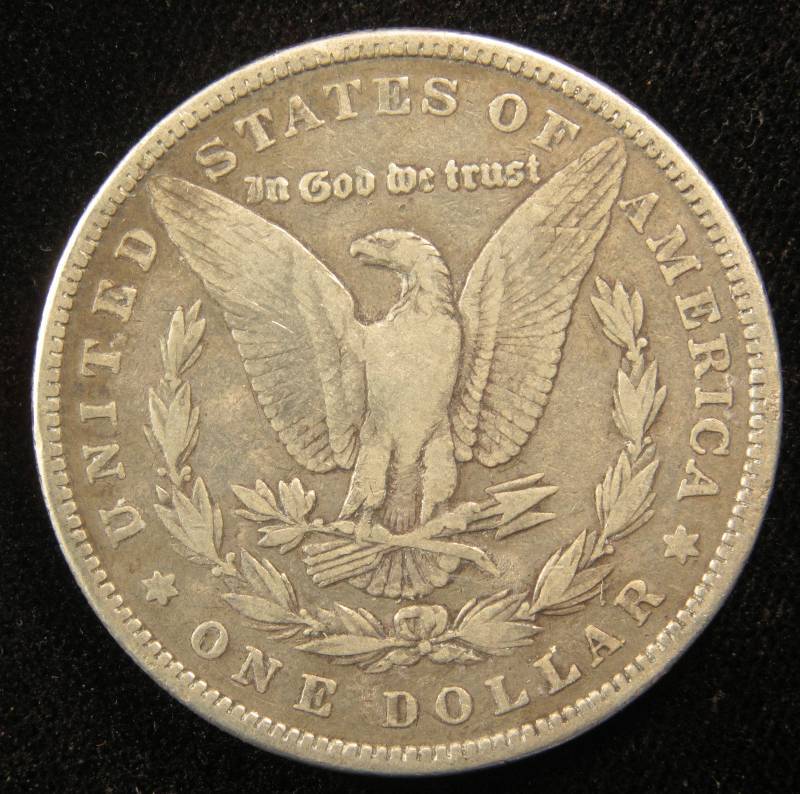 1883 MORGAN SILVER DOLLAR VF