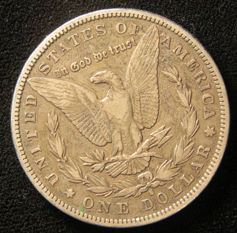 1897 S MORGAN SILVER DOLLAR VF