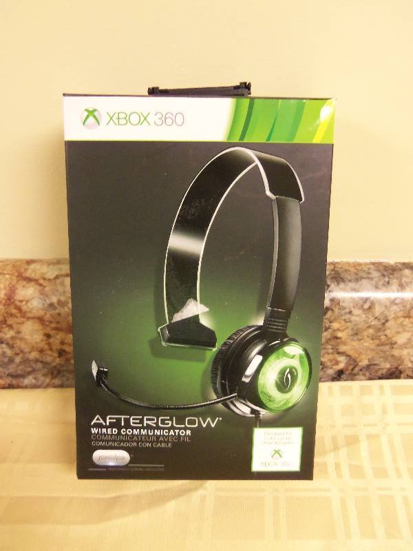 XBOX 360 Afterglow Wired Communicator Headset