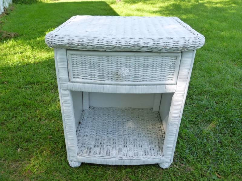 Wicker Night Stand