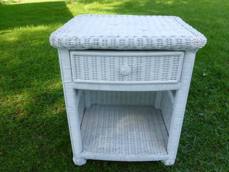 Wicker Night Stand