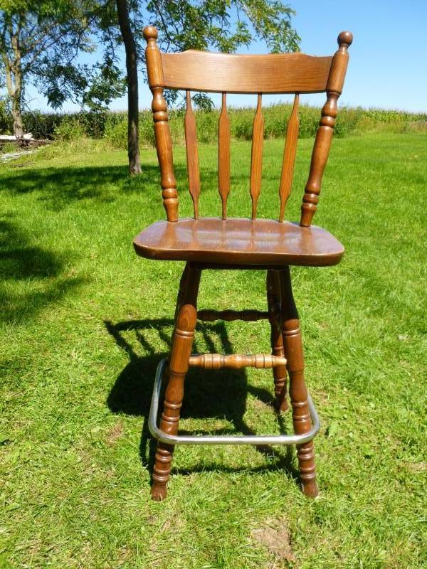 Wooden Bar Stool