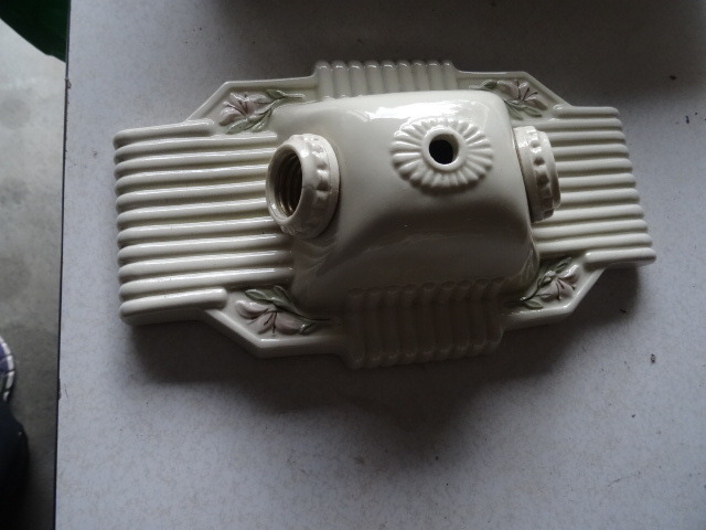 Vintage Porcelain Double Light Socket