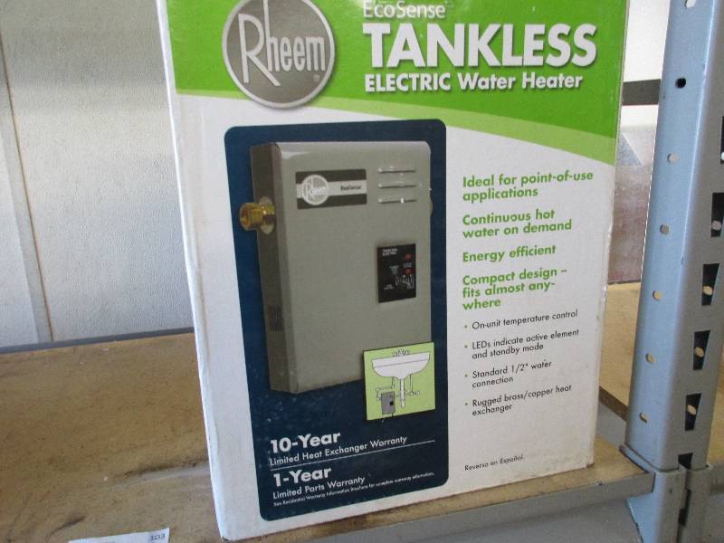 Tankless water heater