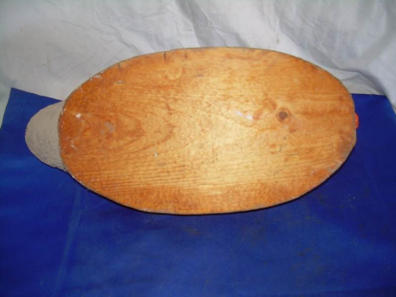 hand carved duck decoy