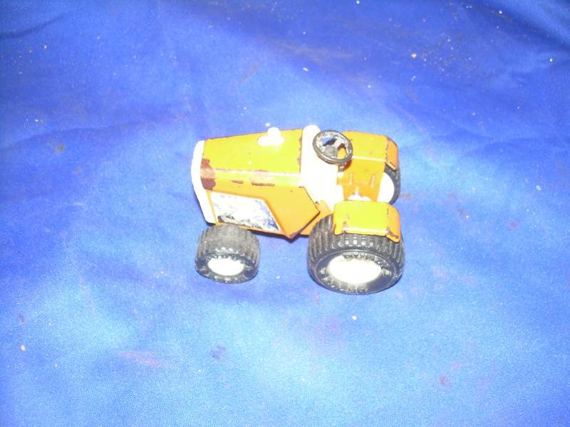 Vintage metal tractor