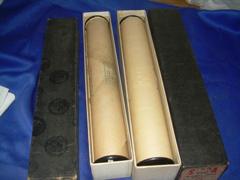 2 vintage piano scrolls