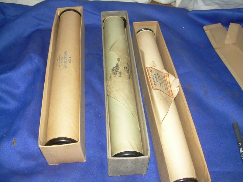 2 vintage piano scrolls