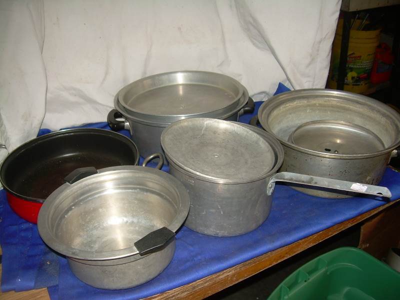 Vintage pots