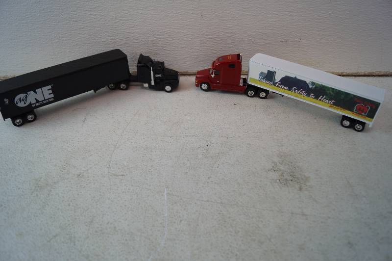 Kenworth and Freightliner Semis