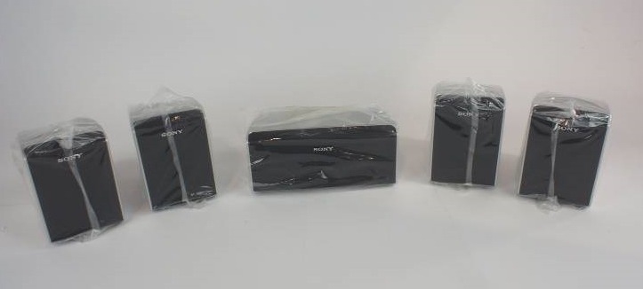 Sony 5 Speaker Home Theater Surround Sound System Speakers