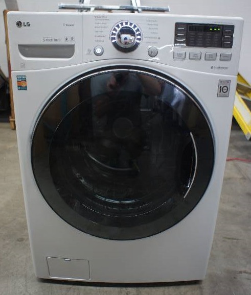 lot 8 image: LG Washer - Model # (WM3470HWA)