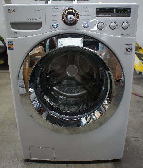 lot 9 image: LG Washer - Model # (WM3250HWA)