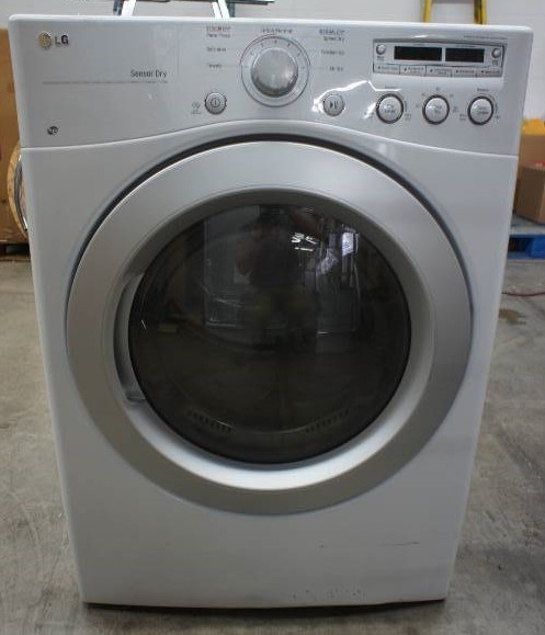 lot 11 image: LG Electric Dryer - Model # (DLE3050W)